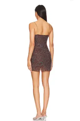 Bec & Bridge Alize Singlet Mini Dress in Espresso Size 8 for rent on The Volte - image 3