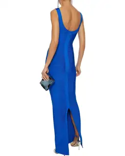 Herve Leger Bandage Gown Blue Size XS / AU 6  for rent on The Volte - image 2