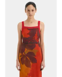 Sir The Label Libertine Tank Midi Dress Wren Print Size 0 / AU 6  for rent on The Volte - image 3
