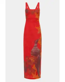 Sir The Label Libertine Tank Midi Dress Wren Print Size 0 / AU 6  for rent on The Volte - image 4