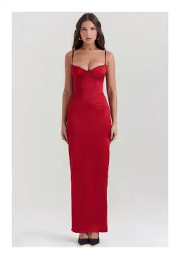 House of CB Stefania Dress Ruby Size S / AU 8 for rent on The Volte - image 1