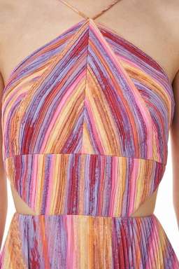 AMUR Janet Cutout Pleated Evening Dress Gown size 8 for rent on The Volte - image 6