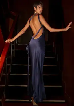 Arcina Ori Monique Gown Dress Navy Size 8 for rent on The Volte - image 5