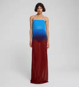 Rat & Boa Arabella Dress Blue/Burgundy Size S / AU 8 for rent on The Volte - image 4