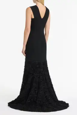Carla Zampatti Black Nastro Gown Black Size 10 for rent on The Volte - image 3