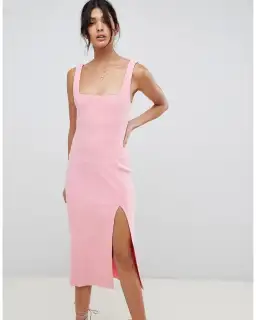 Bec & Bridge Hibiscus Islands Midi Dress Pink Size AU 8 for rent on The Volte - image 1
