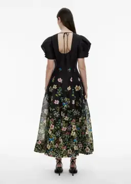 Limited Edition - Black Floral Maxi Dress Size 8 for rent on The Volte - image 4