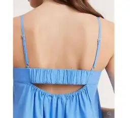 Country Road Gathered Maxi Dress Blue Size AU 8 for rent on The Volte - image 2