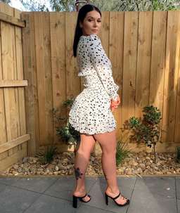 Shieke Dress - White & Black Size 6