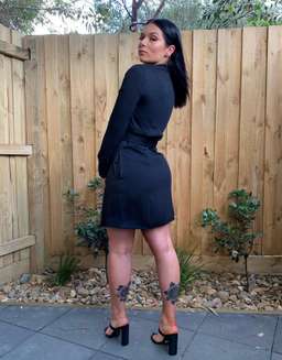 Kookai Edwina Blazer Dress - Black Size 8