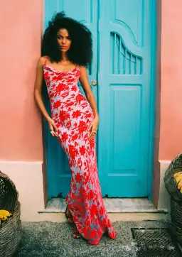 Rat & Boa Athena Dress Red Size XS / AU 6 for rent on The Volte - image 1