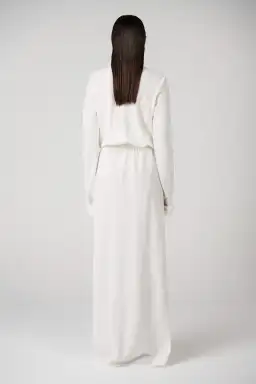 Bayse Rayna Maxi Dress in Ivory Size 10 for rent on The Volte - image 3