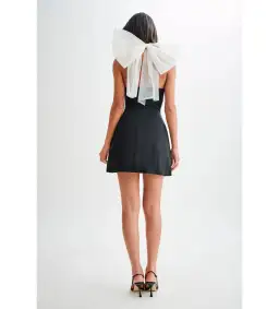 Meshki Mini Tulle Dress Black Size 4 for rent on The Volte - image 3