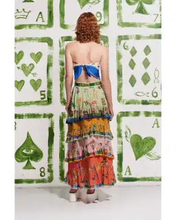 Alemais Players Tiered Skirt Multi Size AU 16 for rent on The Volte - image 4