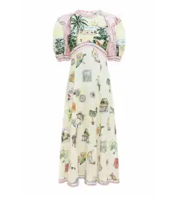 Alemais Sunset Midi Dress Print Size 16 for rent on The Volte - image 5