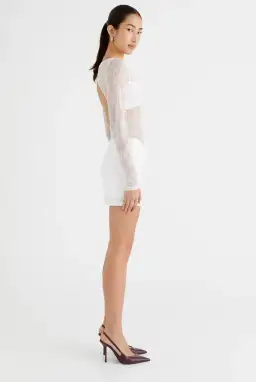 Benni Yana Lace Mini Dress AU 6 for rent on The Volte - image 3