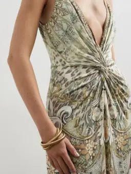 Camilla Jersey Strappy Dress With Twist Front AU 10 for rent on The Volte - image 3