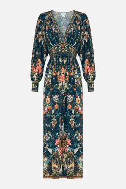 Camilla V Neck Waisted Jersey Dress AU 10 for rent on The Volte - image 3