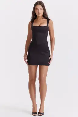 House Of CB Enya Corset Dress Black Size XS/Au 6 for rent on The Volte - image 2