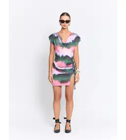 Pfeiffer Calloway Reversible Mini Dress Pink Haze Size 6 for rent on The Volte - image 1