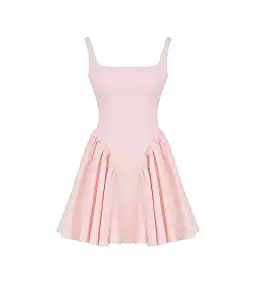 House of CB Florianne Bow Mini Dress Pink Size 6 for rent on The Volte - image 5