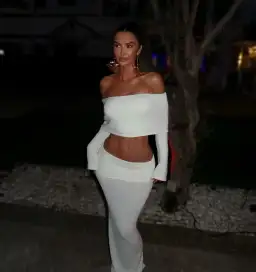 Wanderdoll Yasmin Boucle Knit Coord Cream Size XS / AU 6 for rent on The Volte - image 6