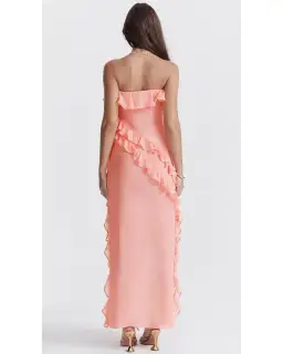 House of CB Sarina Dress Peach Size Small / AU 8 for rent on The Volte - image 3
