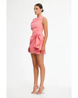 Acler Eddington Mini Dress Pink Rose Size AU 10  for rent on The Volte - image 1