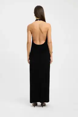 Kookai Erika Halter Dress Black Size 6 for rent on The Volte - image 3