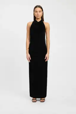 Kookai Erika Halter Dress Black Size 6 for rent on The Volte - image 1