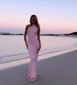 Natalie Rolt Fabienne Gown Blossom Pink Size 1 / AU 8