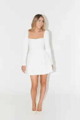Odd Muse Ultimate Muse Pearl Mini Dress White Size 12 for rent on The Volte - image 1
