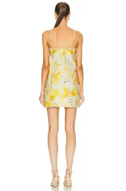 Zimmermann Wonderland Shell Shift Mini Dress Daffodil Floral Print Size 1 / AU 10 for rent on The Volte - image 2