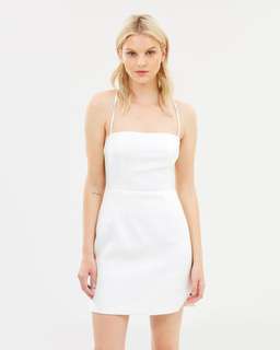Manning Cartell Future Reflections Mini Dress White Size 8