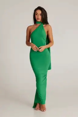 Melani The Label Leoni Gown Green Size M / AU 10