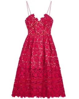 Self Portrait Azaelia Dress Red Size 8  for rent on The Volte - image 2