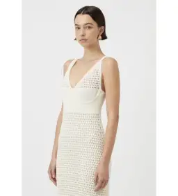 Camilla and Marc Lapis Midi Dress in Cream Size M/AU 12 for rent on The Volte - image 2