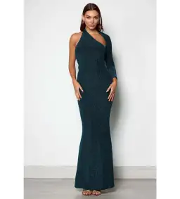 Elle Zeitoune Pia Emerald Maxi Dress Green Size AU 8 