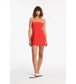 Sir The Label Spoerri Sculpted Mini Dress Red Size AU 6 for rent on The Volte - image 1
