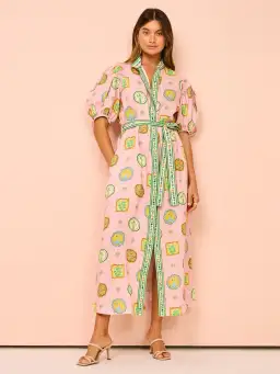 Alemais Porcelain Shirtdress Multi Size 10