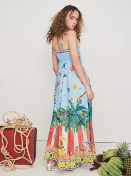 Alemais All Aboard Midi Sundress Print Size 10 for rent on The Volte - image 2