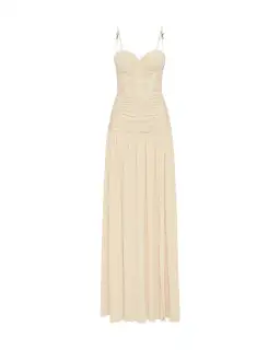 Manning Cartell Double Time Pleat Dress Nougat Size AU 10 for rent on The Volte - image 6