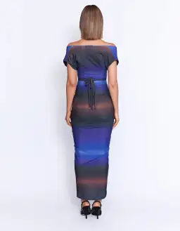 Pfeiffer Gerome Midi Dress in Midnight Size 10 for rent on The Volte - image 2