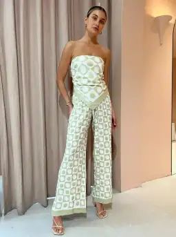 By Johnny Duality Scarf & Pant Set Print Size 8 for rent on The Volte - image 1