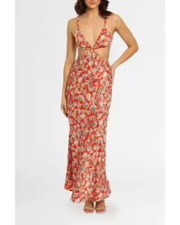 Bec & Bridge Ruby Maxi Dress Print Size AU 10