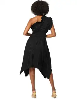 Mossman THE LADY LIKE MIDI DRESS Black Size AU 10  for rent on The Volte - image 5