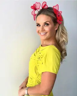 Head to Heart Headpiece by Lisa Hughes Millinery 