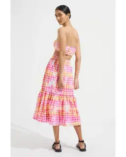 Steele Malibu Sans Set in Hypno Gingham Size AU 10 for rent on The Volte - image 4