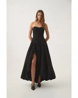 Aje Spatial Maxi Dress In Black Size AU 10 for rent on The Volte - image 1