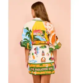 Alemais Paradiso Mini Dress Multi Size AU 10 for rent on The Volte - image 6